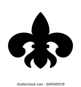 Illustration Vector Graphic of Fleur De Lis icon