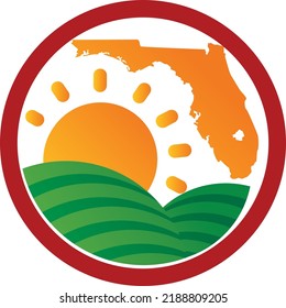 Illustration vector graphic Florida Land, good for logo, flyer, magazine, T-Shirt, website, etc. (Editable Version)