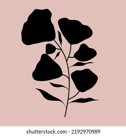 Illustration, Vektorgrafik von floralem Flachdesign 