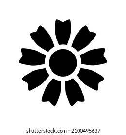 Illustration Vector graphic of flower icon. Fit for floral, garden, blossom, beautiful etc.
