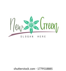 Illustration vector graphic of flower logo good for boutique , sallon , tailor and spa