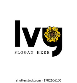 Illustration vector graphic of flower logo with initial Ivy. good for boutique , sallon , tailor, studio and spa logo