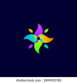 
Gráfico vectorial de ilustración del logo de Flor. Inspiración de diseño. Adecuado a su negocio, comunidad, etc