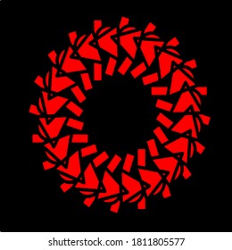 illustration vector graphic of flower mandala concept design