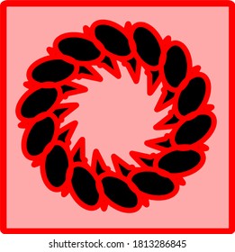 illustration vector graphic of flower mandala concept design