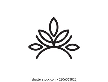 illustration vector graphic of flowers growing in bloom. fit for nutrition products, etc.