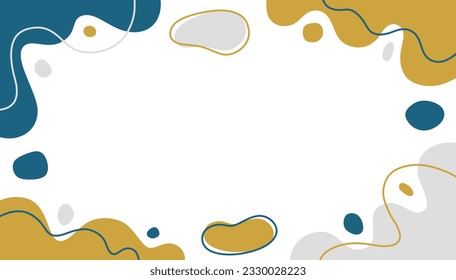 Illustration Vector Graphic of Fluid Background Template. Geometric Background Template with Colorful Purple and Orange. Simple and Modern Concept.
