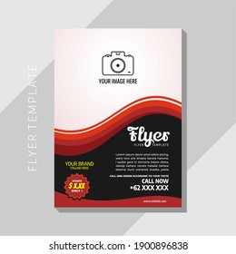 Illustration vector graphic of flyer template, perfect for flyer restaurant, flyer menu, restaurant menu, restaurant template, business, business template, cafe, menu, etc