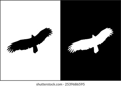 Illustration vector graphic of flying bird icon
