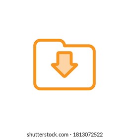 Illustration Vector graphic of folder icon. Fit for document, file, archive, portfolio etc.