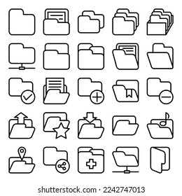 Illustration Vector Graphic of Folder icon