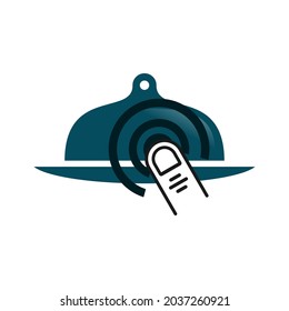 Illustration Vector Graphic of Food Cloche Logo. Perfect to use for Food Company