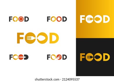 Illustration Vector Graphic of Food Letter Logo. Perfect to use for Food Company