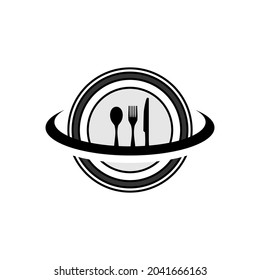 Illustration Vector Graphic of Food Plate Logo. Perfect to use for Food Company