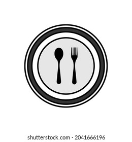 Illustration Vector Graphic of Food Plate Logo. Perfect to use for Food Company