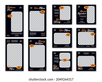 Illustration vector graphic of food templates. Good for your promotion templates