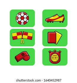 Illustration vector graphic of football referee 