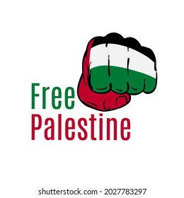  Illustration Vector Graphic of Free Palestine Perfect for Your Solidarity Banner,Poster,etc