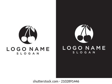 illustration vector graphic of fresh cherry logo.
fit for supplements, vitamins, products, health, etc.