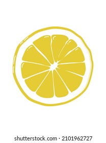 Gráfico vectorial de ilustración de limón fresco