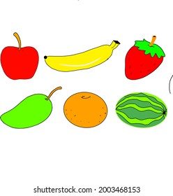 Illustration vector graphic of fruit fresh perpect of nutrition vitamins