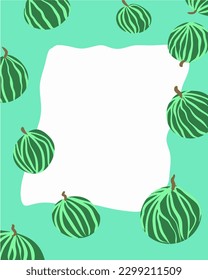 illustration vector graphic fruit greeting card design