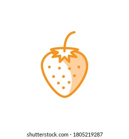 Ilustración Gráfico vectorial del icono de la fruta. Apto para vitamina, orgánica, sana, vegana, jugo, etc.