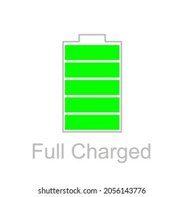 Illustration vector graphic of full charged battery.
Suitable for content about technology.