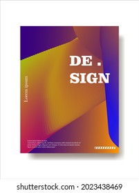 Illustration vector graphic of full color gradient efect. Suitable for cover poster, magazine, background, etc.