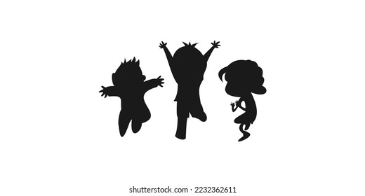 illustration vector graphic of fun child