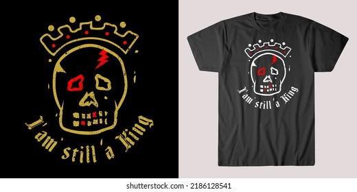 Illustration vector graphic of funny skull perfect for printing of sticker,tshirt,poster,banner,label,logo,emblem,brand logo etc. 