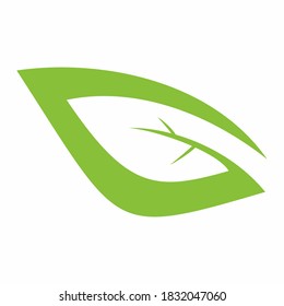 illustration vector graphic of G leaf..good for Nature logos