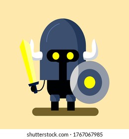 illustration vector graphic of game character. perfect for your project like game character design or character for motion graphic video.