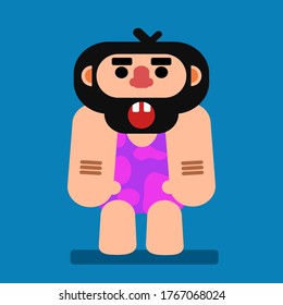 gráfico vectorial de ilustración de carácter de juego. perfecto para su proyecto como diseño de caracteres de juego o carácter para vídeo gráfico de movimiento.