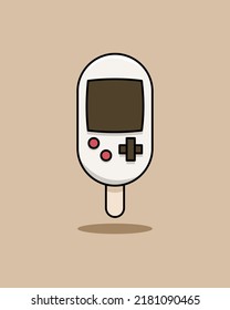 Illustration vector graphic of Game Control Ice Cream
