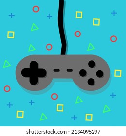 Illustration vector graphic of game controller