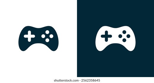 Illustration vector graphic of game logo design, joystick and heart, joystick icon. perfect for your company logo