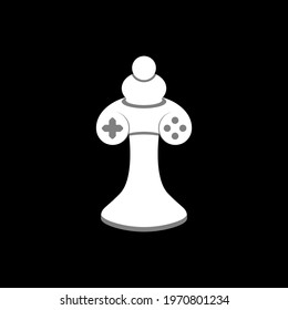 Illustration vector graphic of game strategy logo. good for background , icon, apps, mascot logo, game logo , etc.