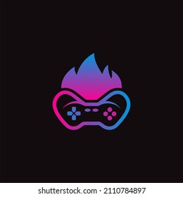 Illustration vector graphic of gaming store, game developer, and gamer logo design template 