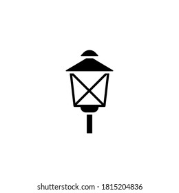 Ilustración Gráfico vectorial del icono de la lámpara de jardín