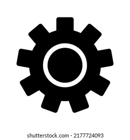 Ilustración Vector Gráfica del diseño de la plantilla de icono de engranajes