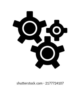 Illustration Vector Graphic of Gear icon template design