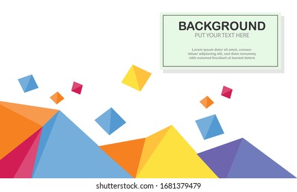 Illustration vector graphic of vector geometric baground design abstract