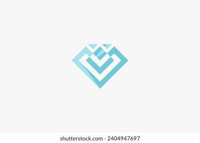Illustration, Vektorgrafik von geometrischen coolen Diamanten. Gut für Logo