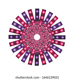 
illustration vector graphic of Vector geometric floral pattern. Tribal ethnic fashion motif for paper, textile, cloth fabric print