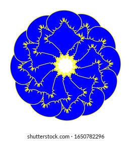 
illustration vector graphic of Geometric Mandala Design. fit for logo, icon or symbol, etc