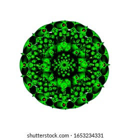 illustration vector graphic of Geometric Mandala Design. fit for logo, icon or symbol, etc