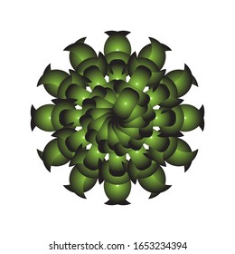 illustration vector graphic of Geometric Mandala Design. fit for logo, icon or symbol, etc