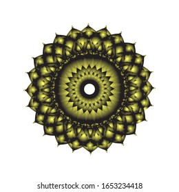 illustration vector graphic of Geometric Mandala Design. fit for logo, icon or symbol, etc