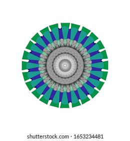 illustration vector graphic of Geometric Mandala Design. fit for logo, icon or symbol, etc